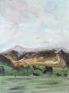 Skiddaw from St Johns in the Vale (Winter) - Framed Original