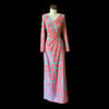 ROBERT DAVID MORTON Shell Coral Dress Small 