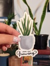 Spider Plant Sticker