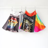 Image 5 of sublime band music 8 sun courtneycourtney lined skirt rainbow tiedye tie dye dyed orange