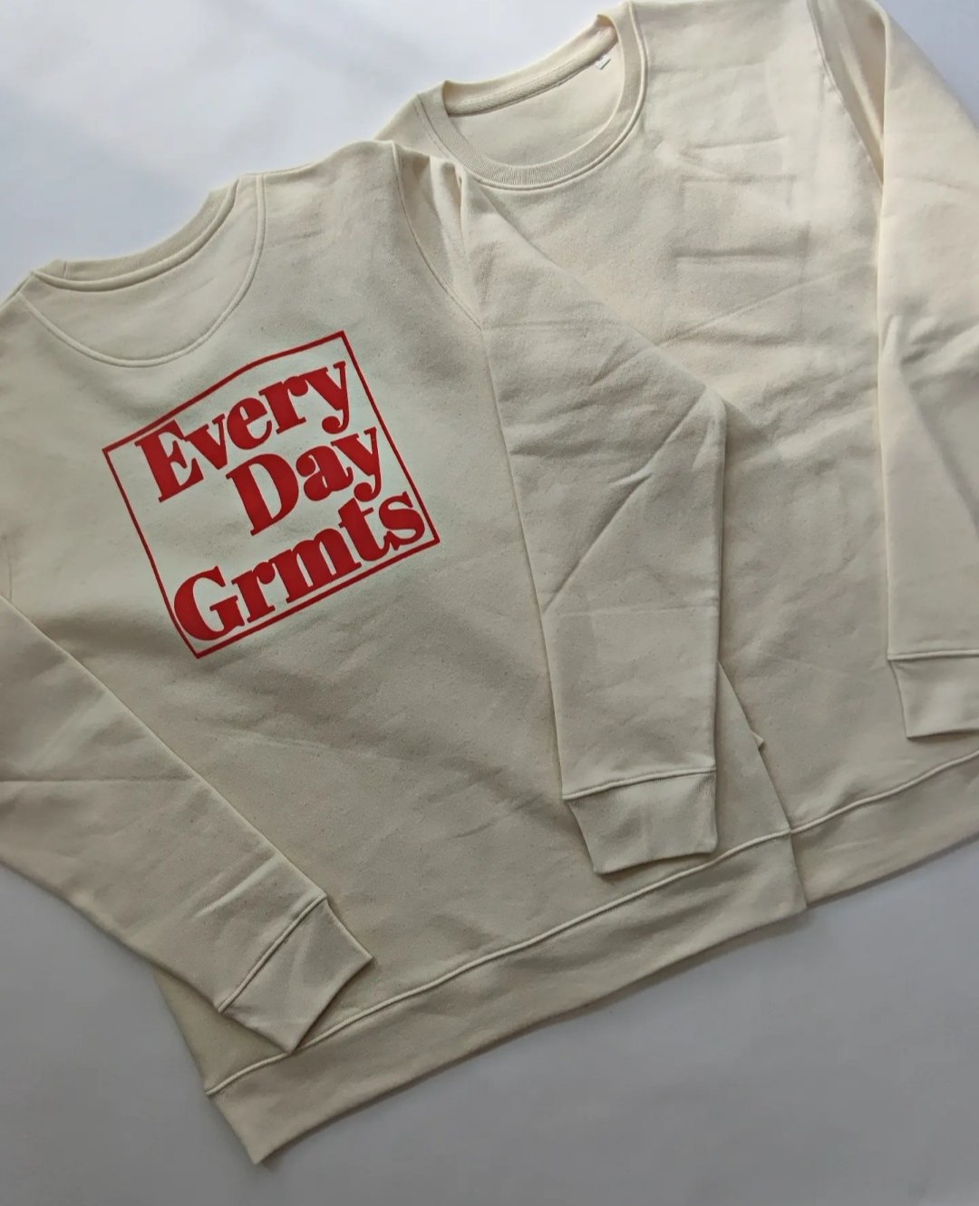 Image of Everyday Garments Back Print Logo Sweater
