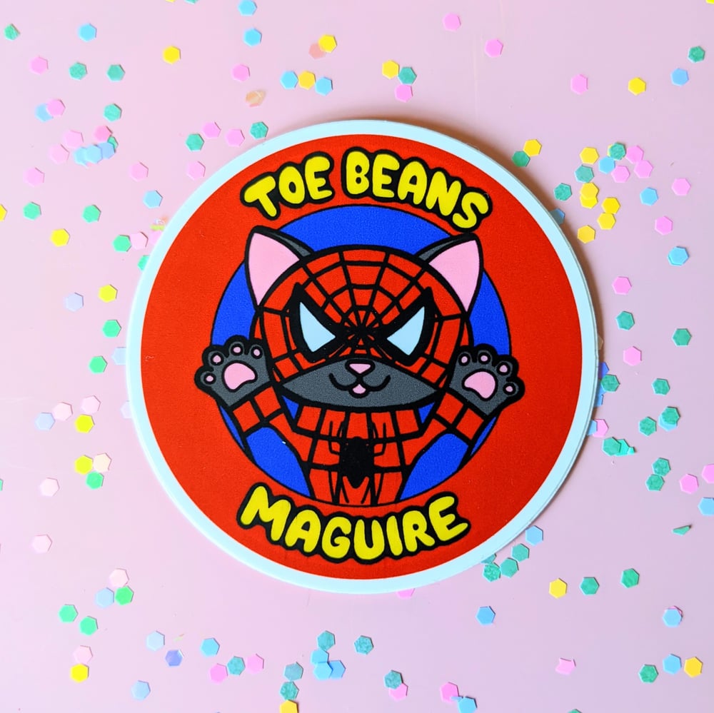 Image of Toe Beans Maguire Sticker