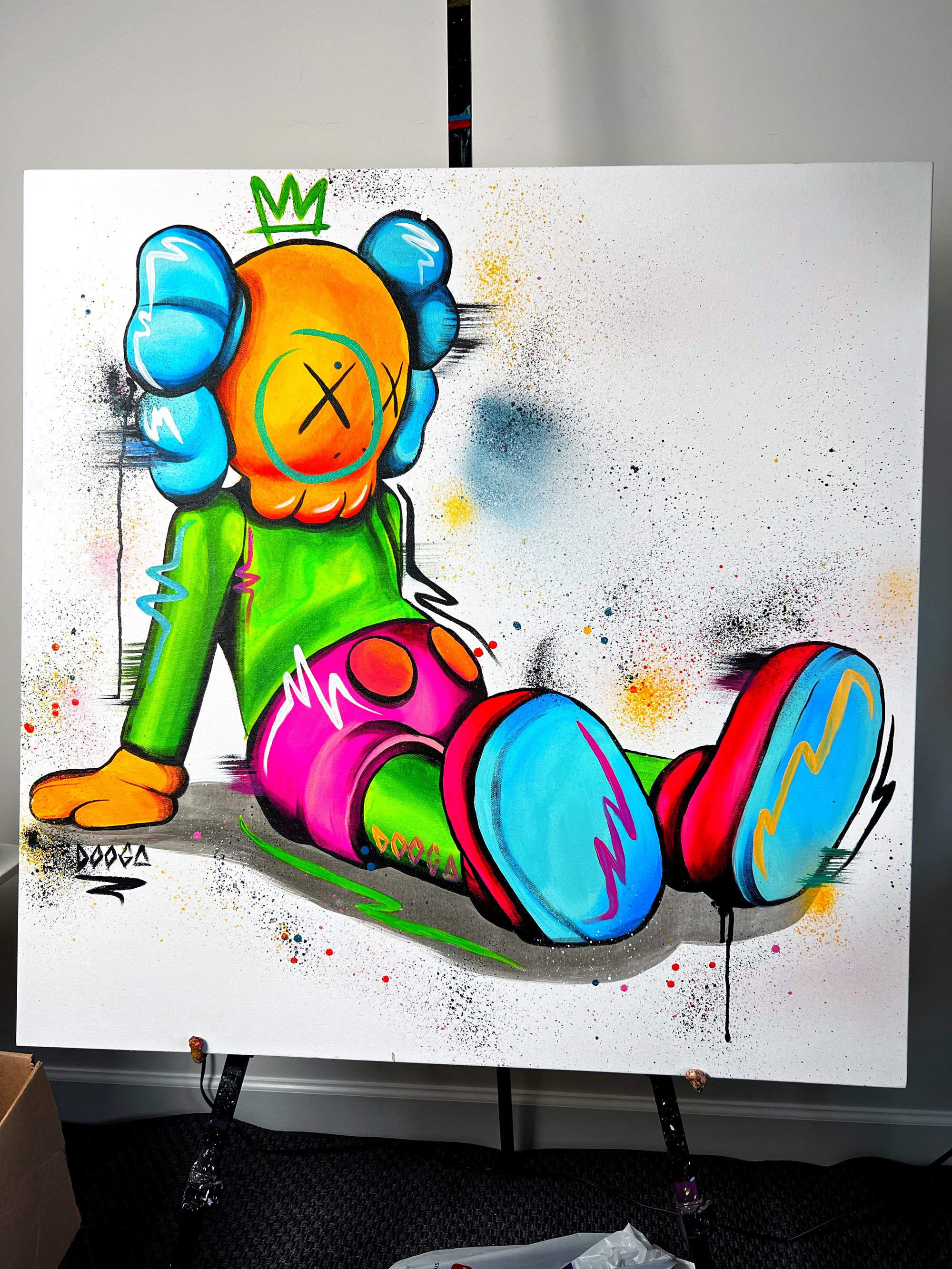Kaws Tribute 2 - Canvas Print | DOOGA ART LLC Kaws Tribute 2 - Canvas Print | DOOGA ART LLC