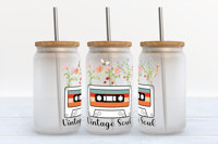 Vintage Soul Glass Can Tumbler