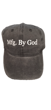 MFG. BY GOD BASEBALL CAP