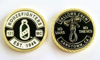 Boozefighters 121 "Gallows Crew" Challenge Coin