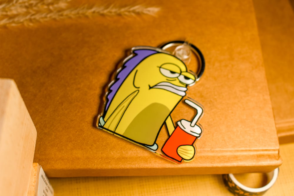 Image of SpongeBob Meme Fish Keychain