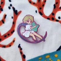 Image 3 of star child voyager pin