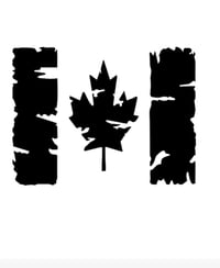 Sliding Window Distressed Canadian Flag 2009-2024 RAM Trucks