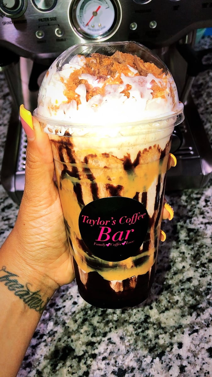 Butterfinger Frappe Taylor's Coffee Bar