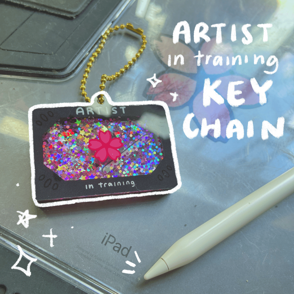 Image of ARTIST IN TRAINING KEYCHAIN