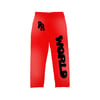 RTTO "Wavy" RR Logo Sweatpant in Red 