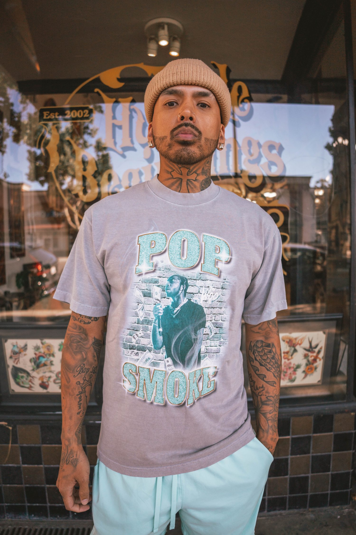 Image of  POP SMOKE TRIBUTE DARK SILVER 
