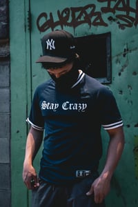 Image 4 of “STAY CRAZY” JERSEY NAVY BLUE