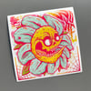 FLAMIN' GALAH FLOWER STICKER