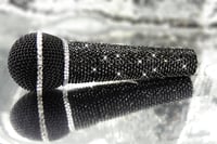 Image 3 of Personalised Shure SM58 Microphone in Black Crystals