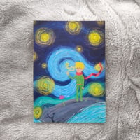 Image 1 of Starry night - postcard