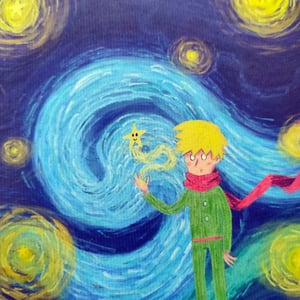 Starry night - postcard
