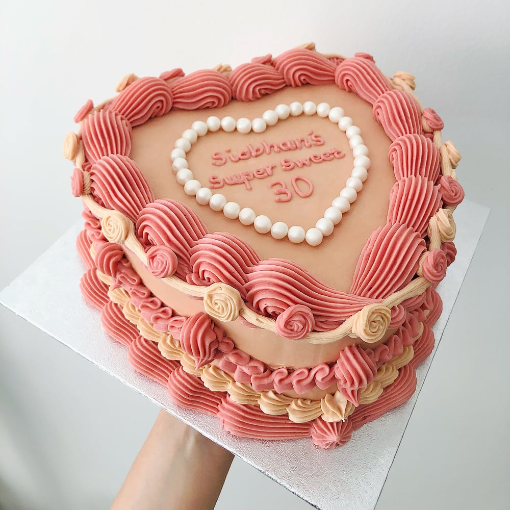 Image of Rose Swirls Cake