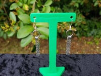 Waterfall chain earrings- ready to ship 