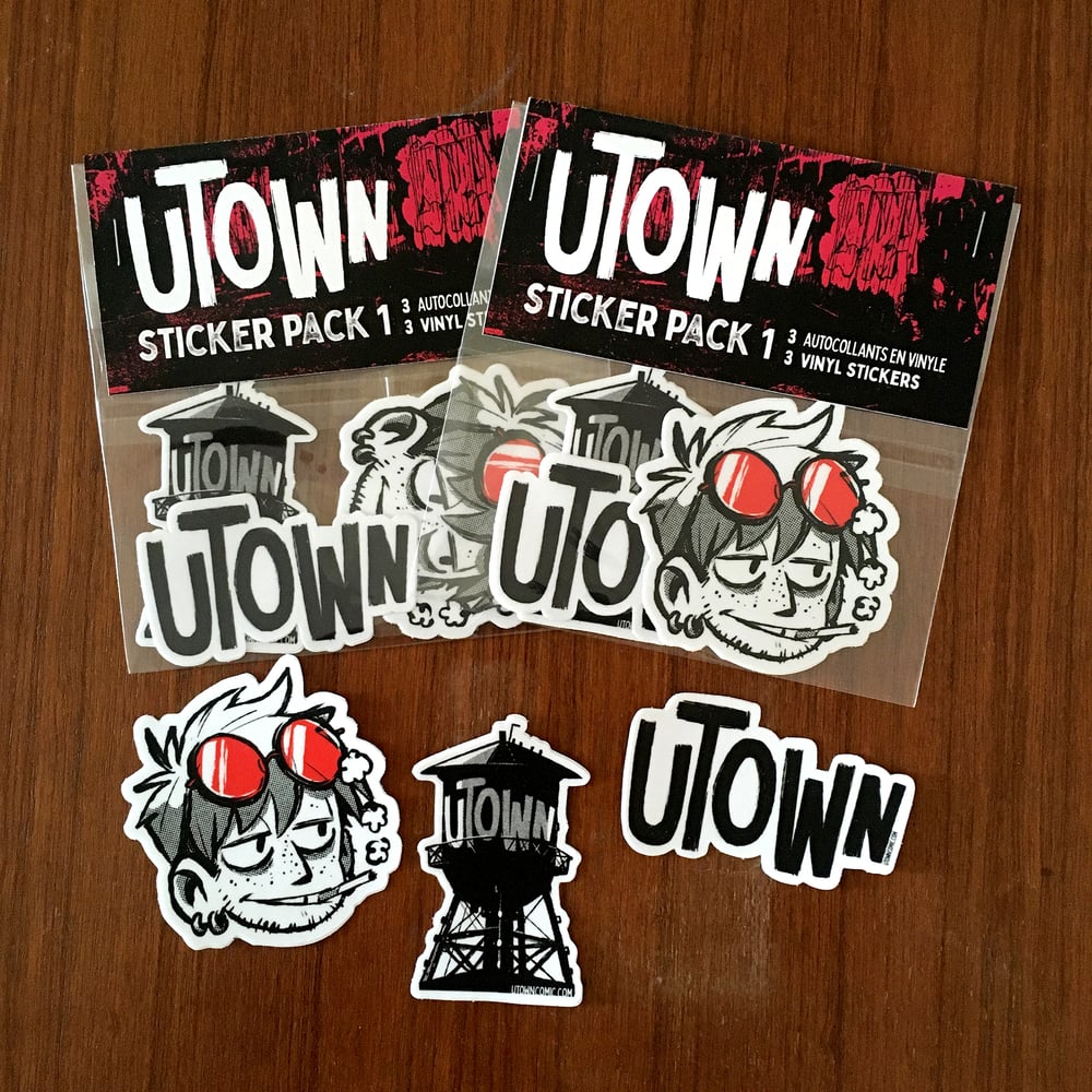 Utown stickers