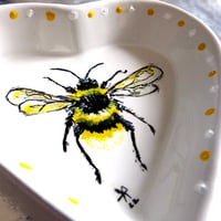 Image 3 of Bee Trinket dish (hand-painted)