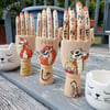 Year of the Tiger Wooden Hands