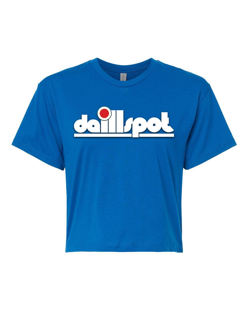 Da ILL Spot Soft Cotton Logo Crop Top