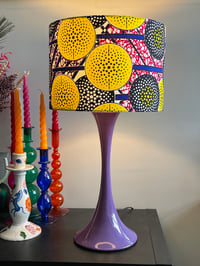 Image of African Ankara Print Kgabu Yellow/Black Shade