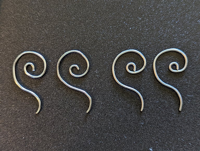 Spiral earrings