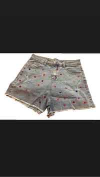 Image 2 of Rhinestone So Flashy Shorts 