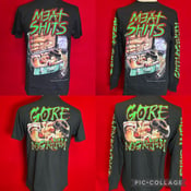 Image of Officially Licensed Meat Shits "Gorenography" Cover Art Shirts!!!