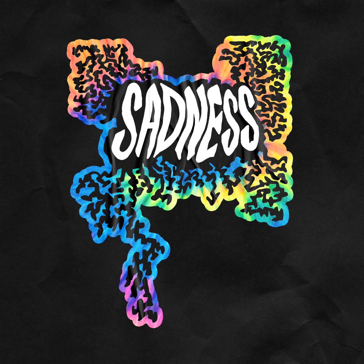 SADNESS  - Tie - Dye Sticker
