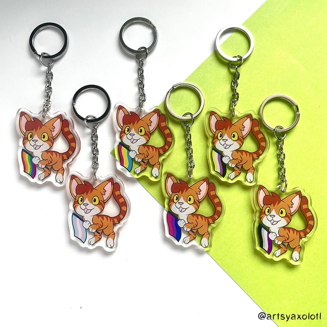 Shay Acrylic LGBTQ+ Pride Charms | Steve and Pals