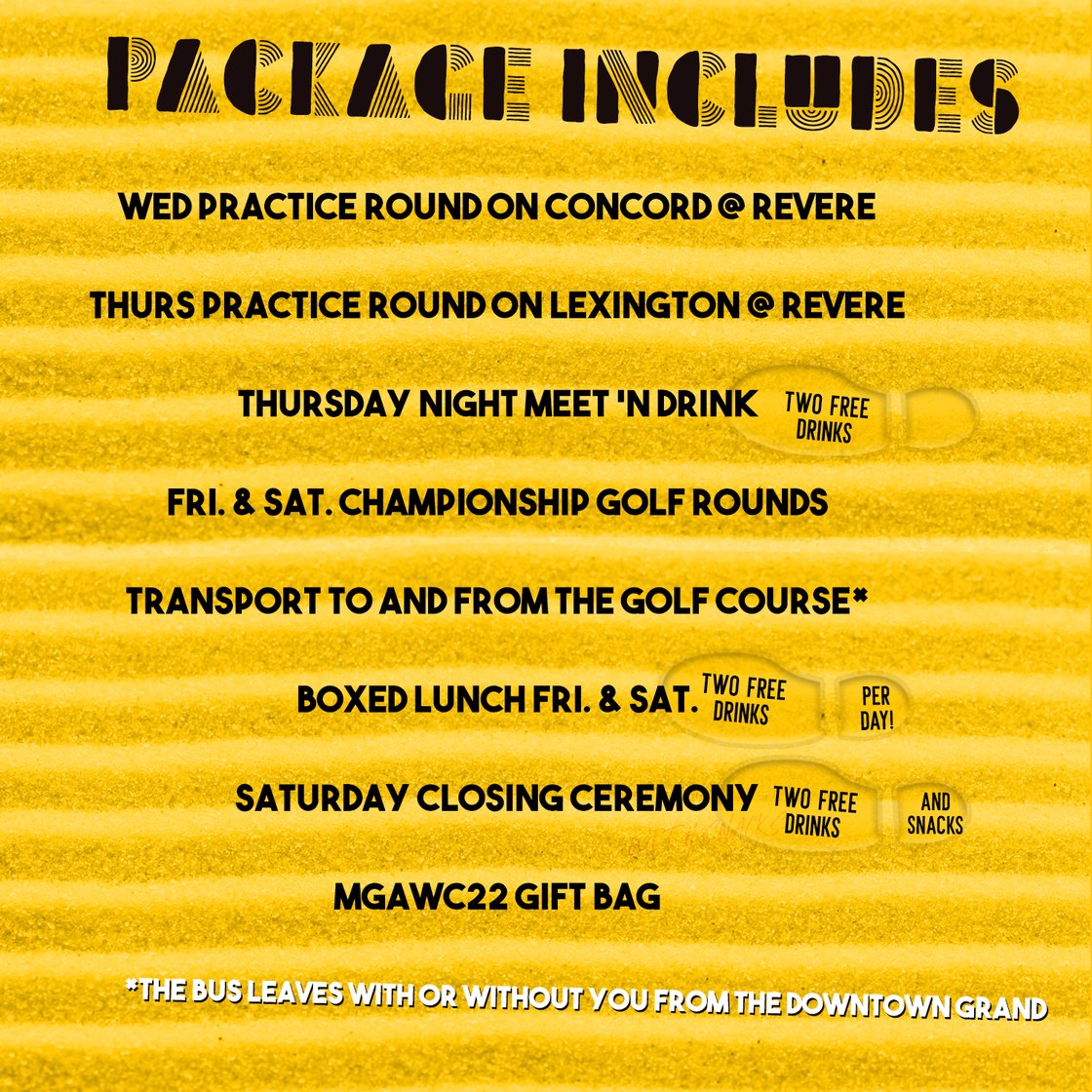 Image of 5 Nights 4 Rounds // Tue. November 8th Check-In