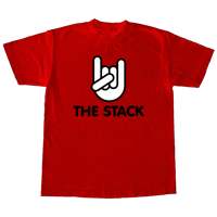 Hayward Strong - "The Stack" ( Blk/Wht Red Tee )
