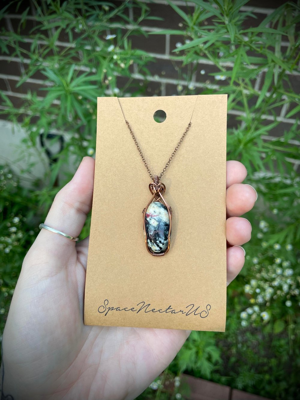 cinnabar necklace