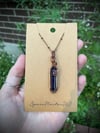 double terminated amethyst necklace