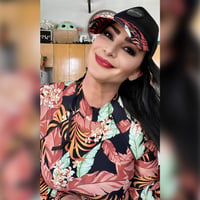 Image 2 of Worn Rip Curl Floral Swimsuit & Matching Hat + Free Signed 8X10