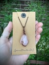 rose quartz necklace