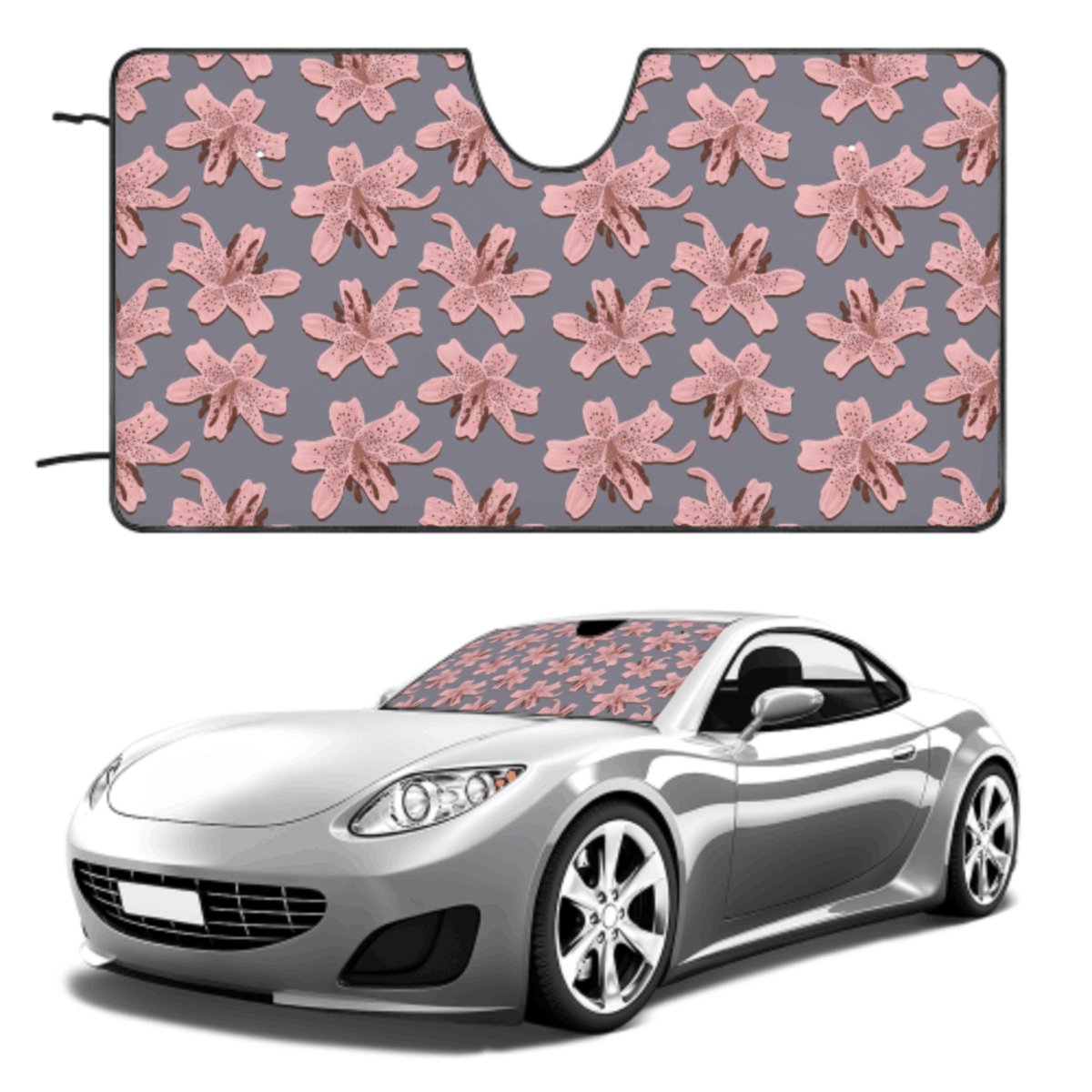 Aesthetic Pastel Sky Sunshade for Windshield Matching Car Accessories sold  by Coral Grenada, SKU 43030087