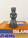 Cycladic Sitting Couple Statue