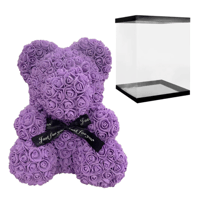 Purple Rose bear 