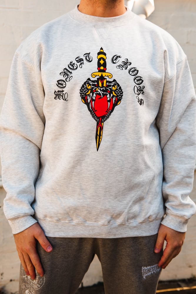 Image of SERPENT OF OLD CREW NECK