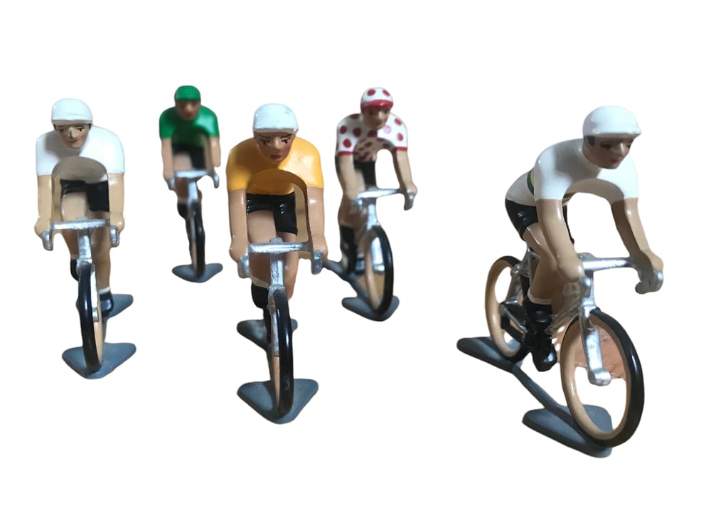 Miniature Tour de France cyclists by CBG Mignot