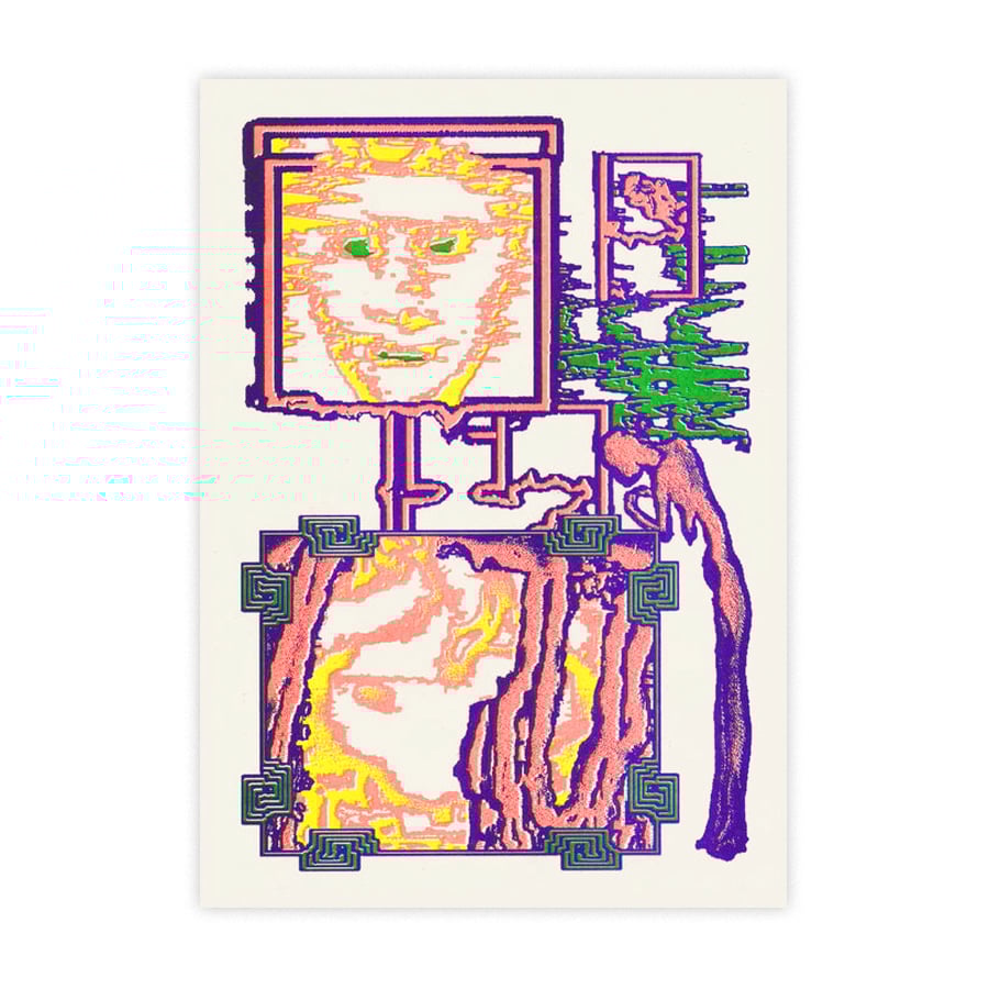Image of Laila Quist X Super Quiet Riso Postcard