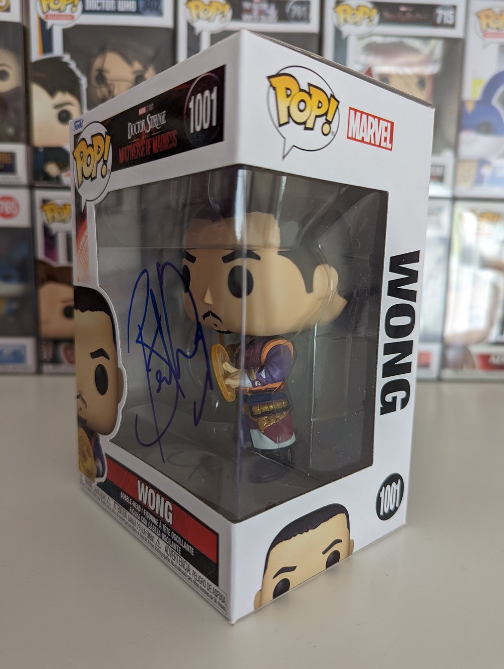 Marvel Doctor Strange Wong Signed Funko Pop