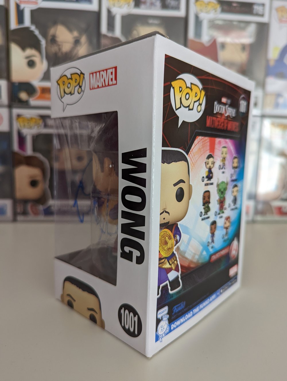 Marvel Doctor Strange Wong Signed Funko Pop