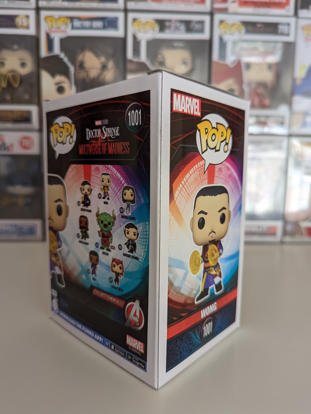 Marvel Doctor Strange Wong Signed Funko Pop