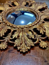 Image 3 of Small Golden Convex Mirror